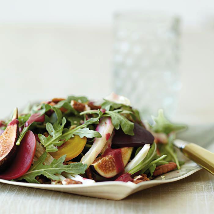 Beet, Fennel, and Fig Salad with Cranberry-Sage Dressing 