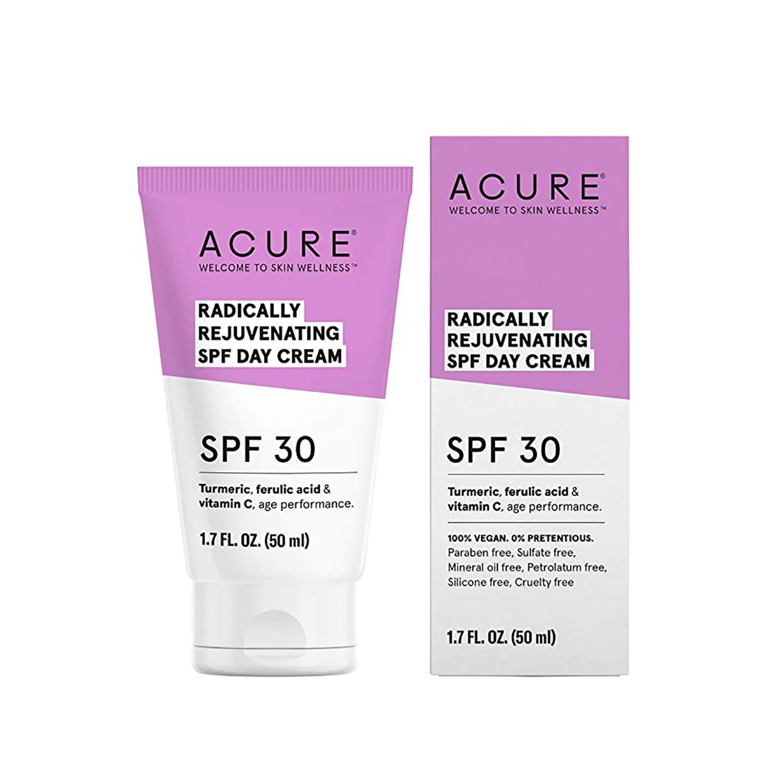 Best Mineral Sunscreen for Face: Acure Radically Rejuvenating SPF 30 Day Cream