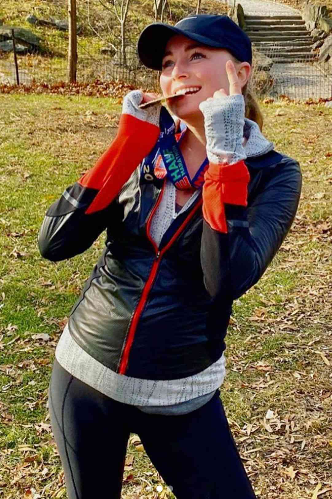 Ellie With Half Marathon Medal