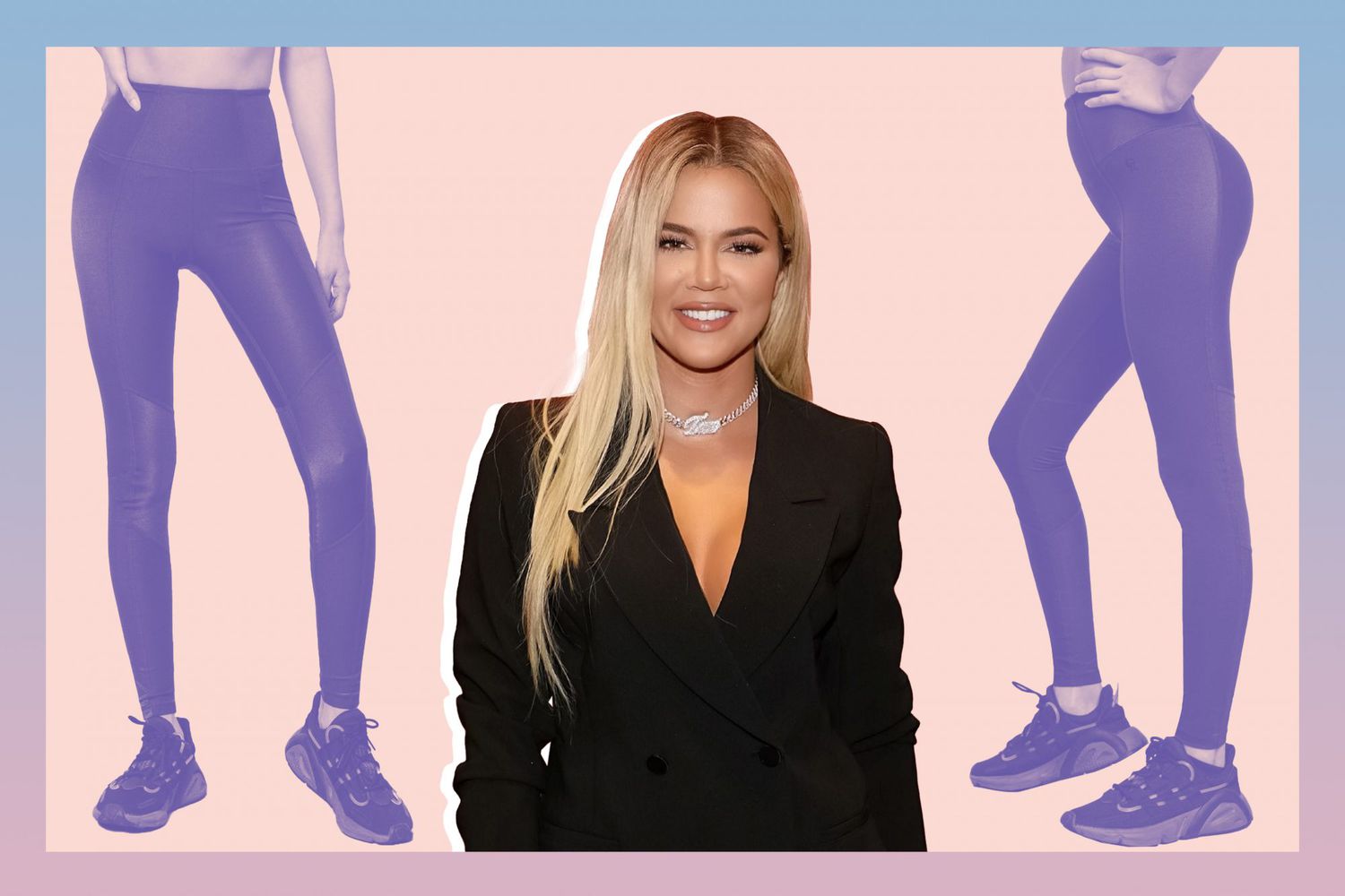 Khloe k leggings and workout attire-GettyImages-1183233485
