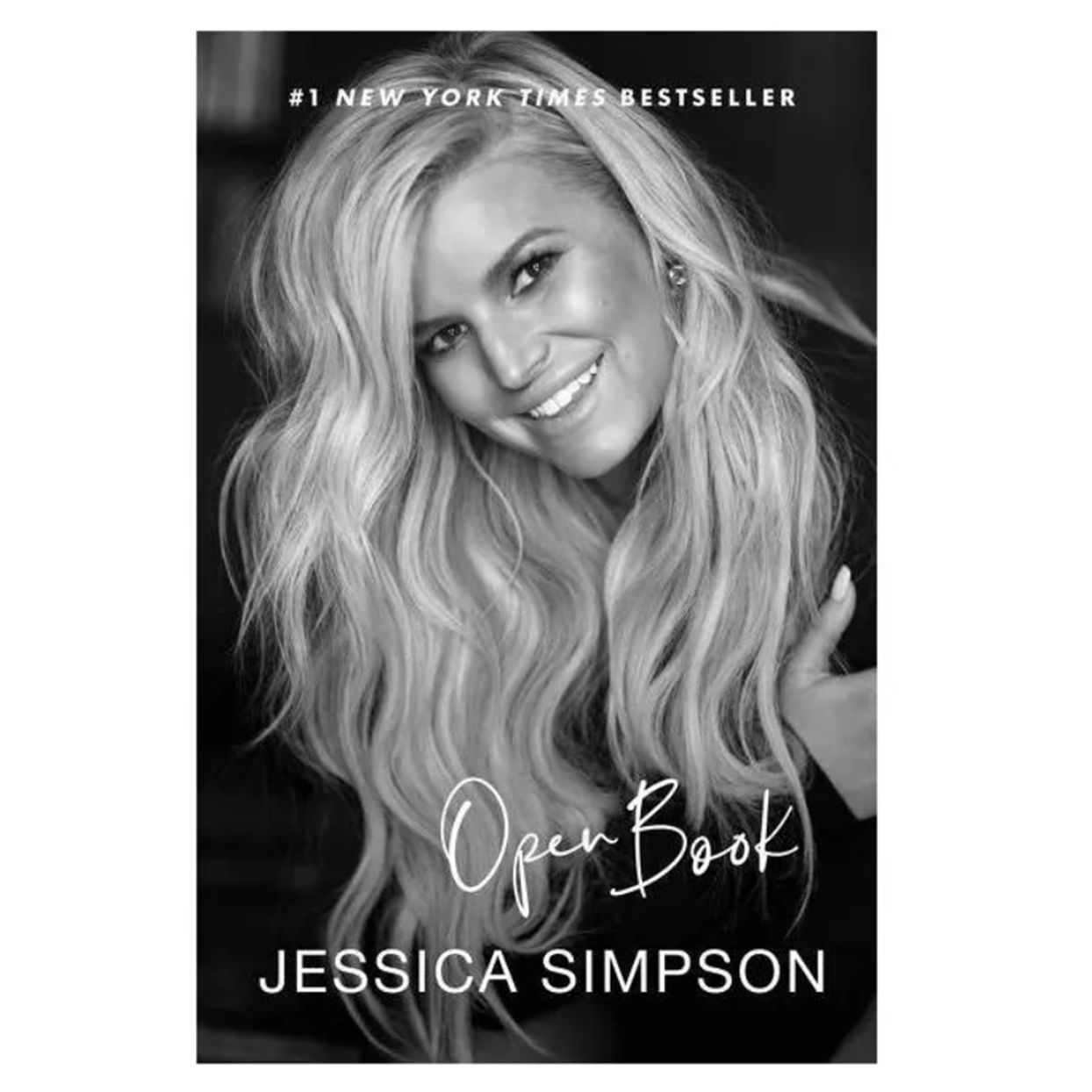 A cover shot of "Open Book" by Jessica Simpson