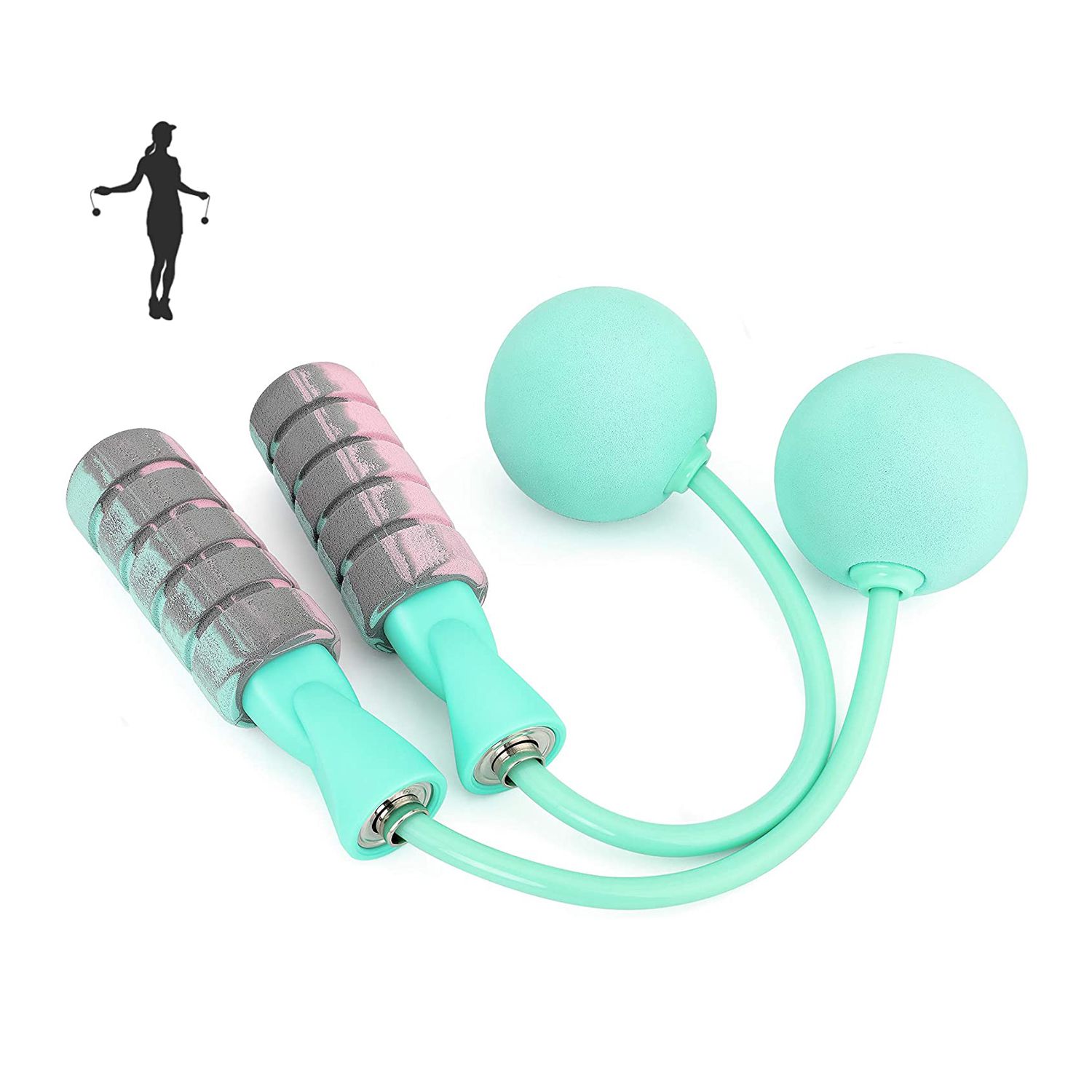 Adjustable Skipping Rope for Exercise Fitness Adjustable Weighted Jump Rope Workout for Men Women Kids FYY Jump Rope & Cordless Jump Rope