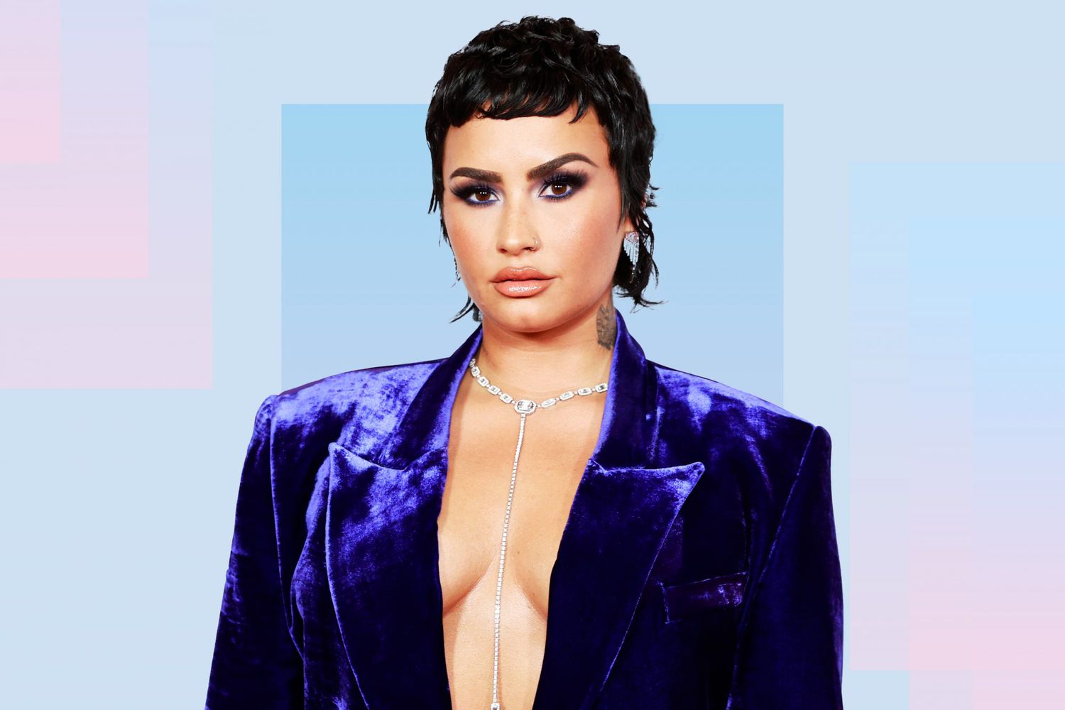 Demi-Lovato-Says-They-Have-Been-Living-As-Loudly-As-Possible-Since-Coming-Out-As-Non-Binary-GettyImages-1320403769
