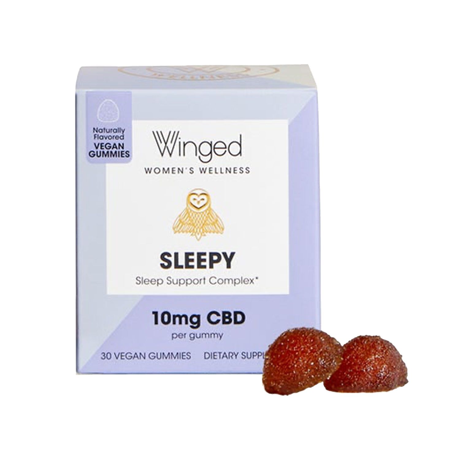 Winged-Sleepy CBD Gummies with 5-HTP and GABA-CBD-Gummies