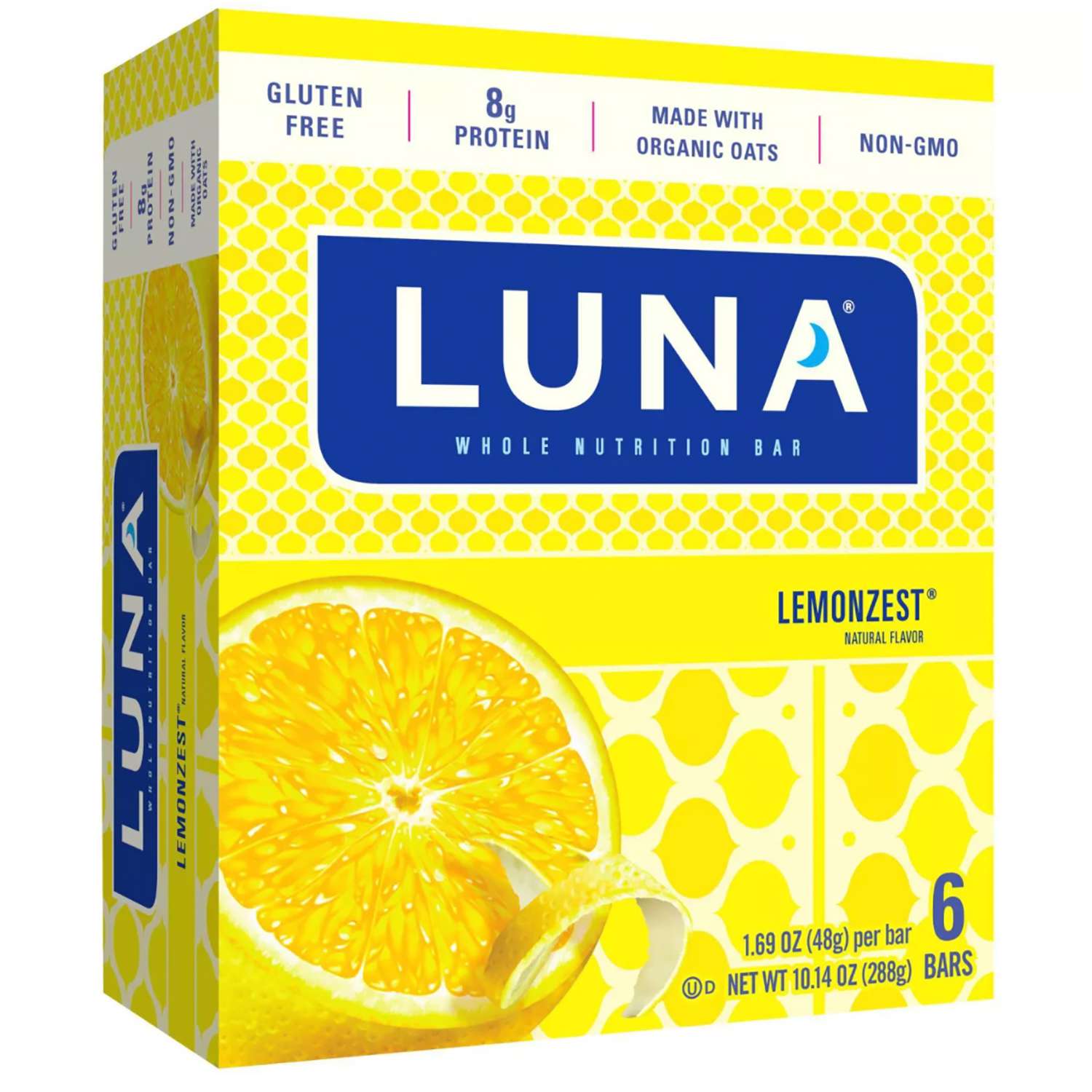 LUNA Whole Nutrition Bars in LemonZest
