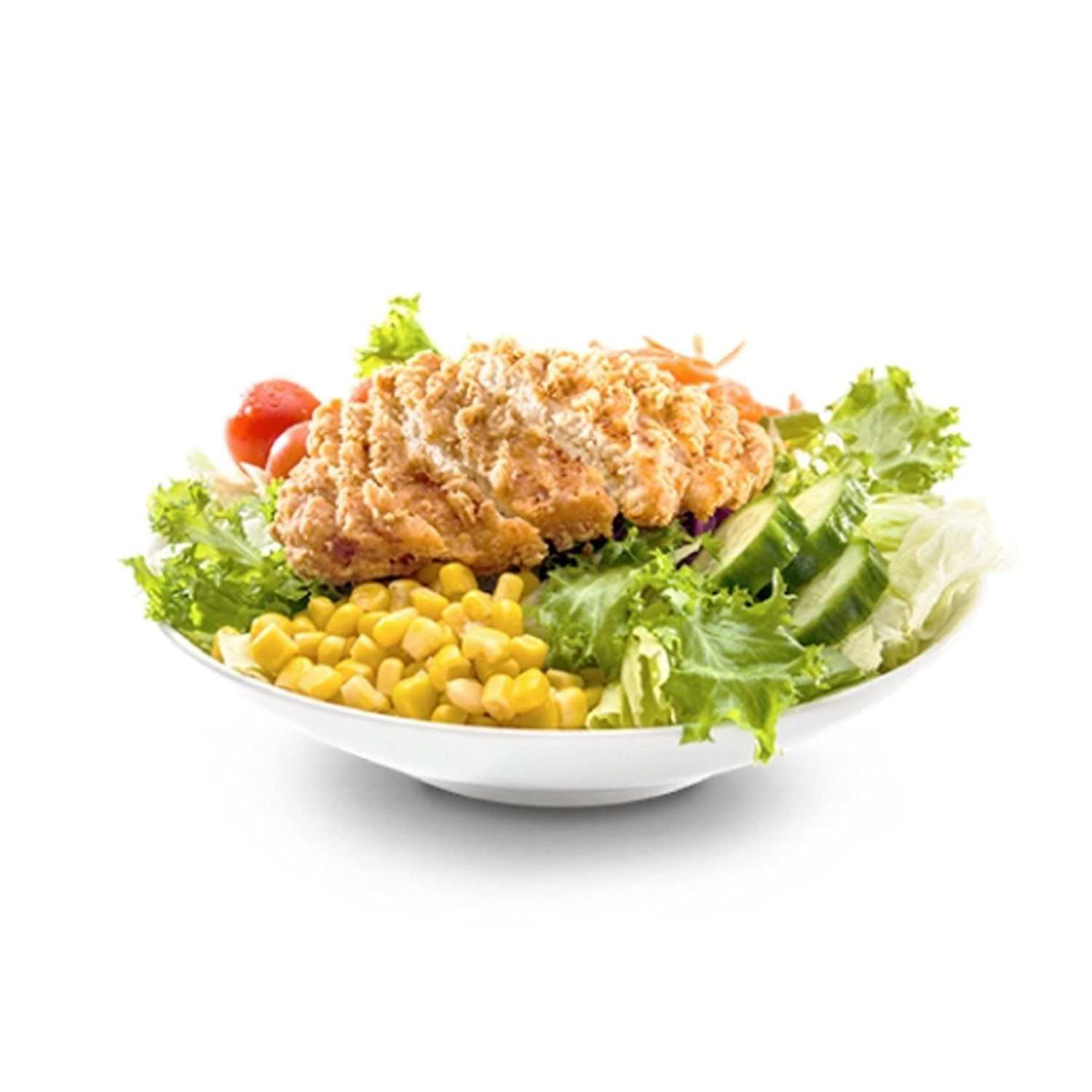 McDonalds-Garden Salad with warm crispy chicken-Healthy-Fast-Food-Embeds