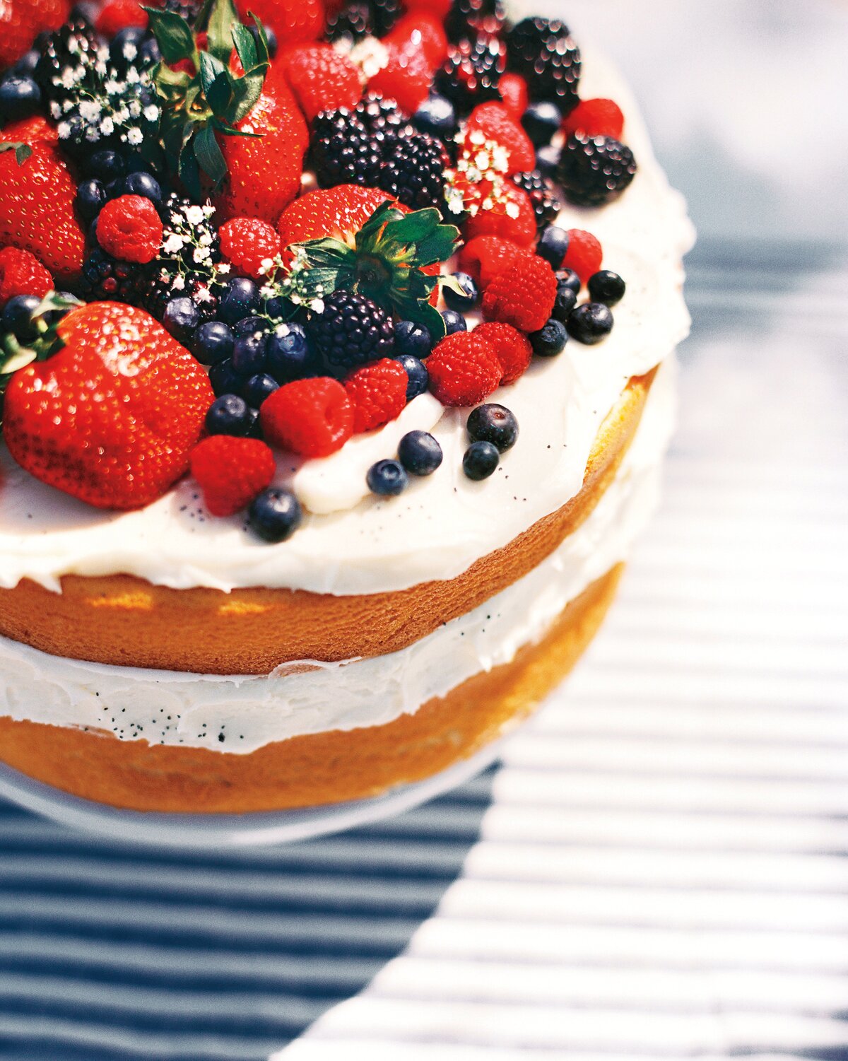 Berry Wedding Cake