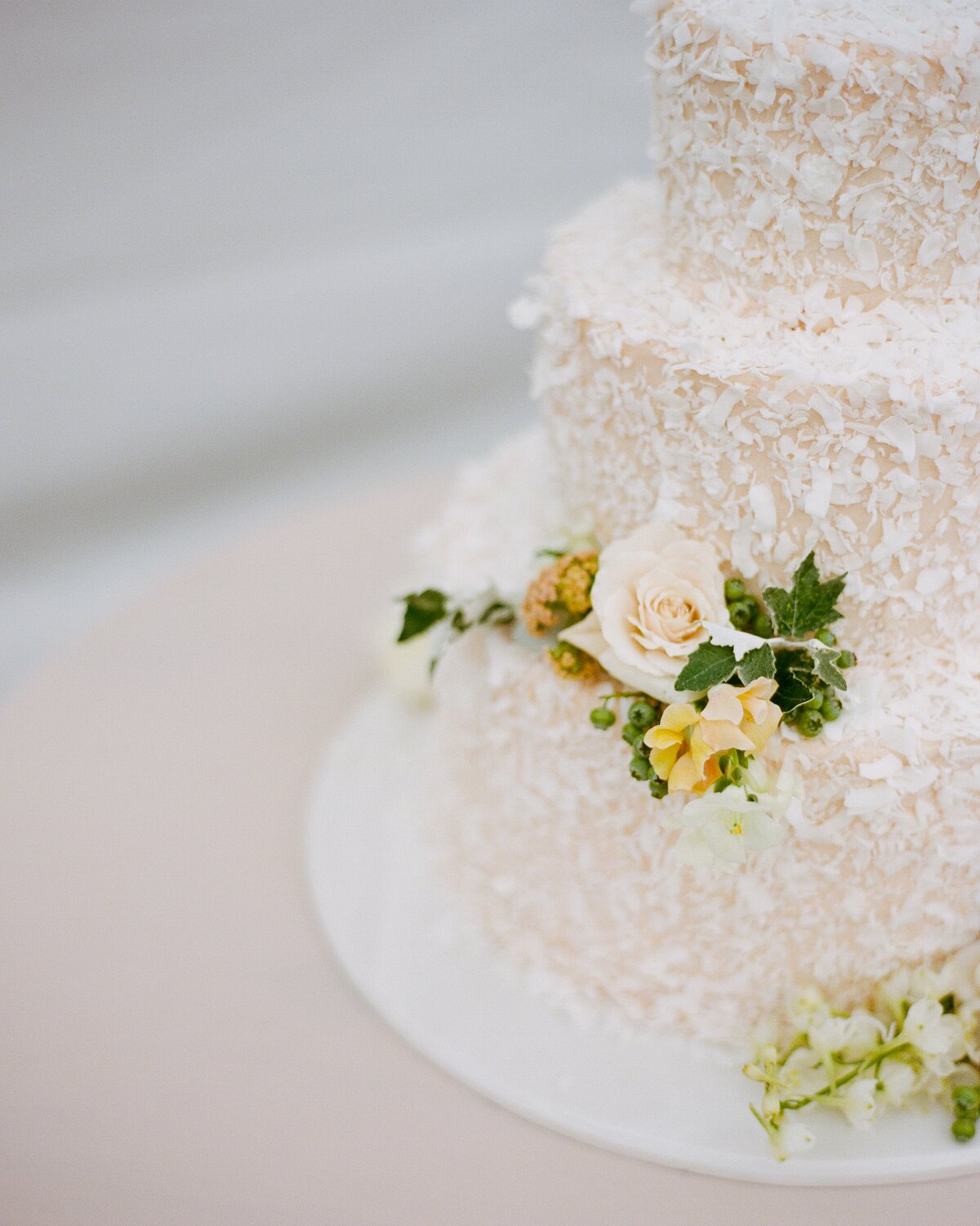 Coconut Wedding Cake