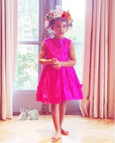 Blue Ivy Easter Flower Crown