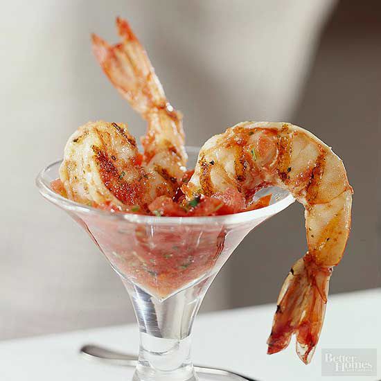 Grilled-Shrimp Cocktail 