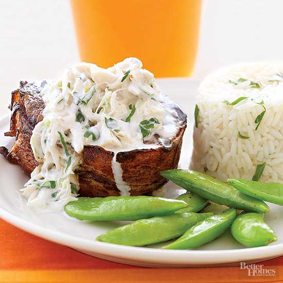 Filet with Crab Topping 