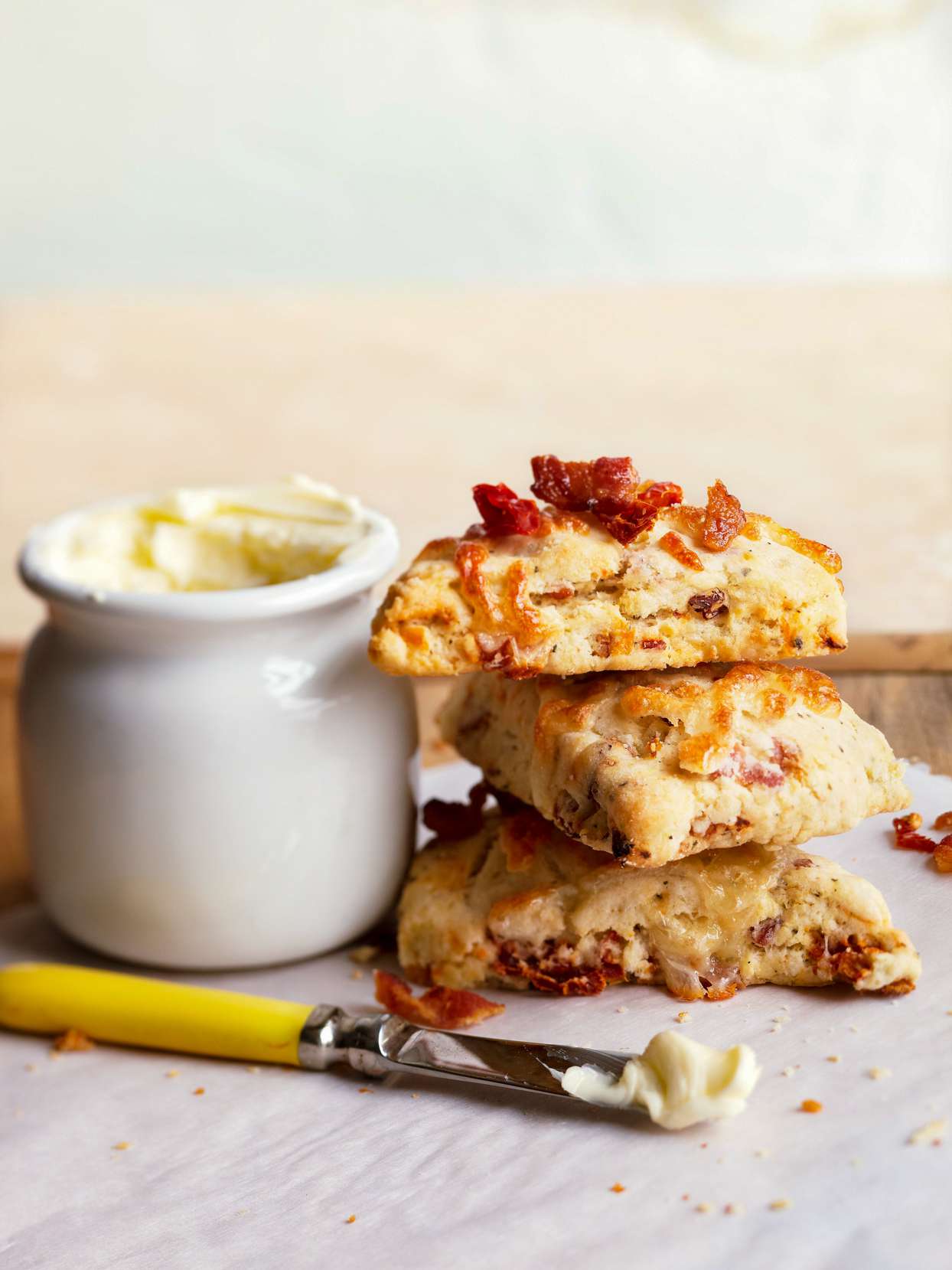 Bacon and Dried Tomato Scones 