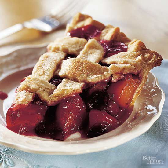 Peachy Cranberry Pie