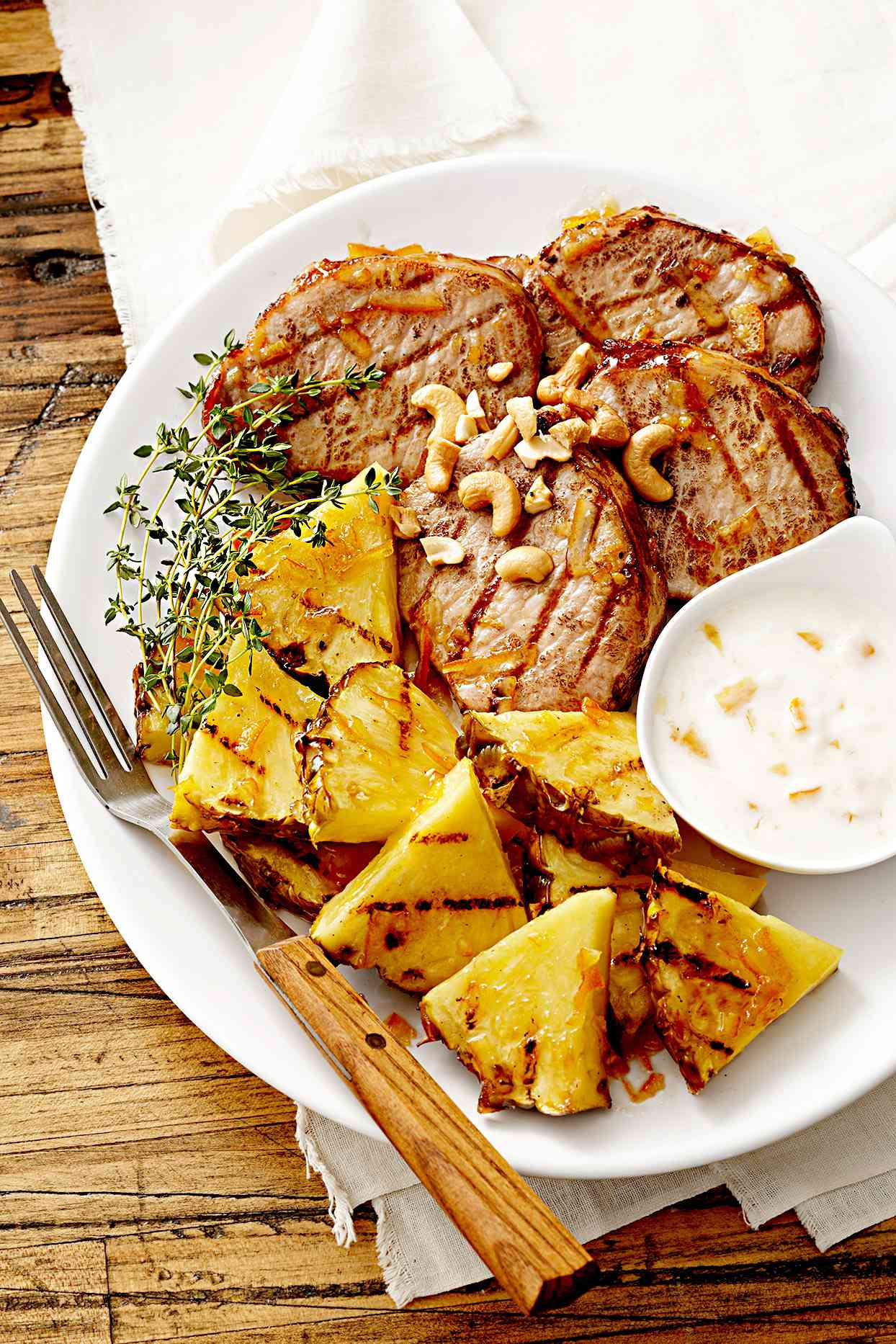 Grilled Pork and Pineapple 