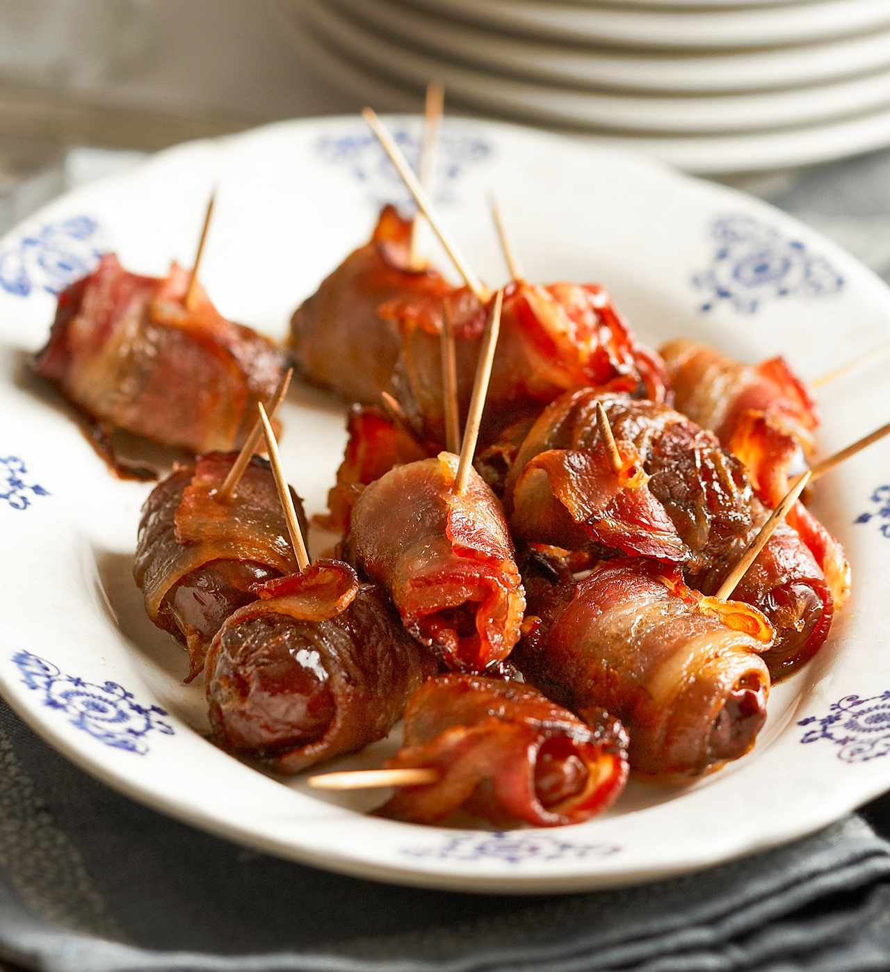 Roasted Dates with Bacon 