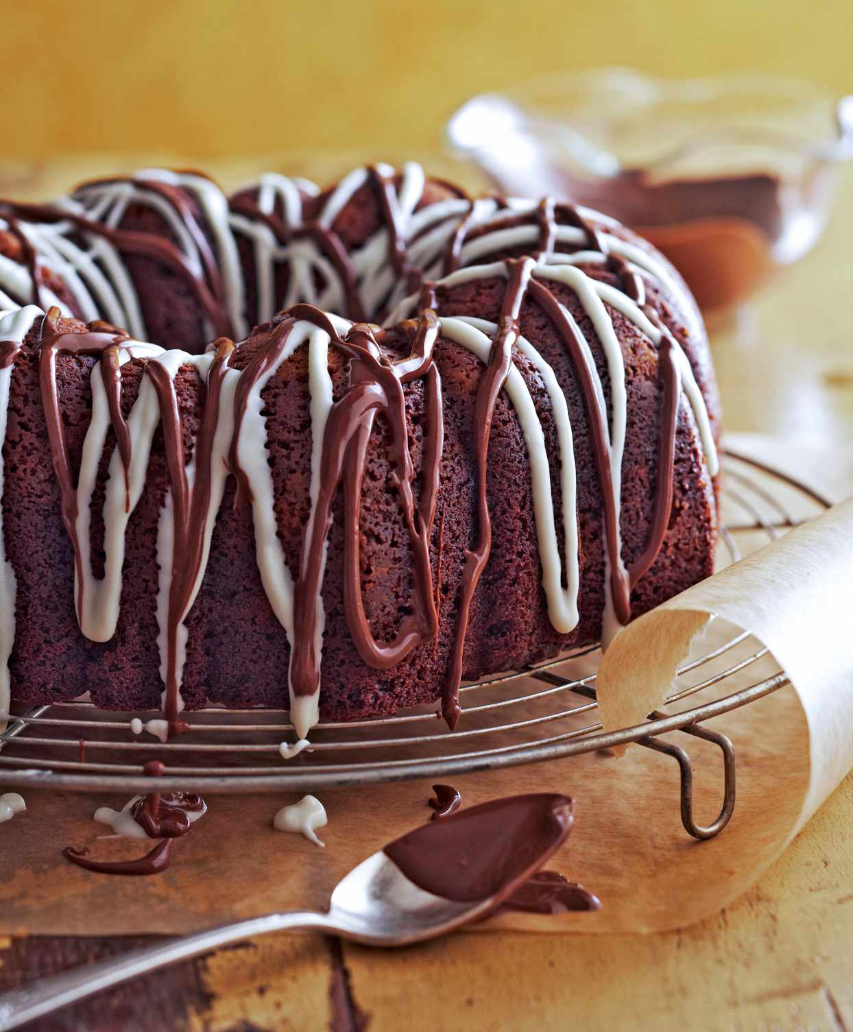 Triple-Chocolate Mocha Cake