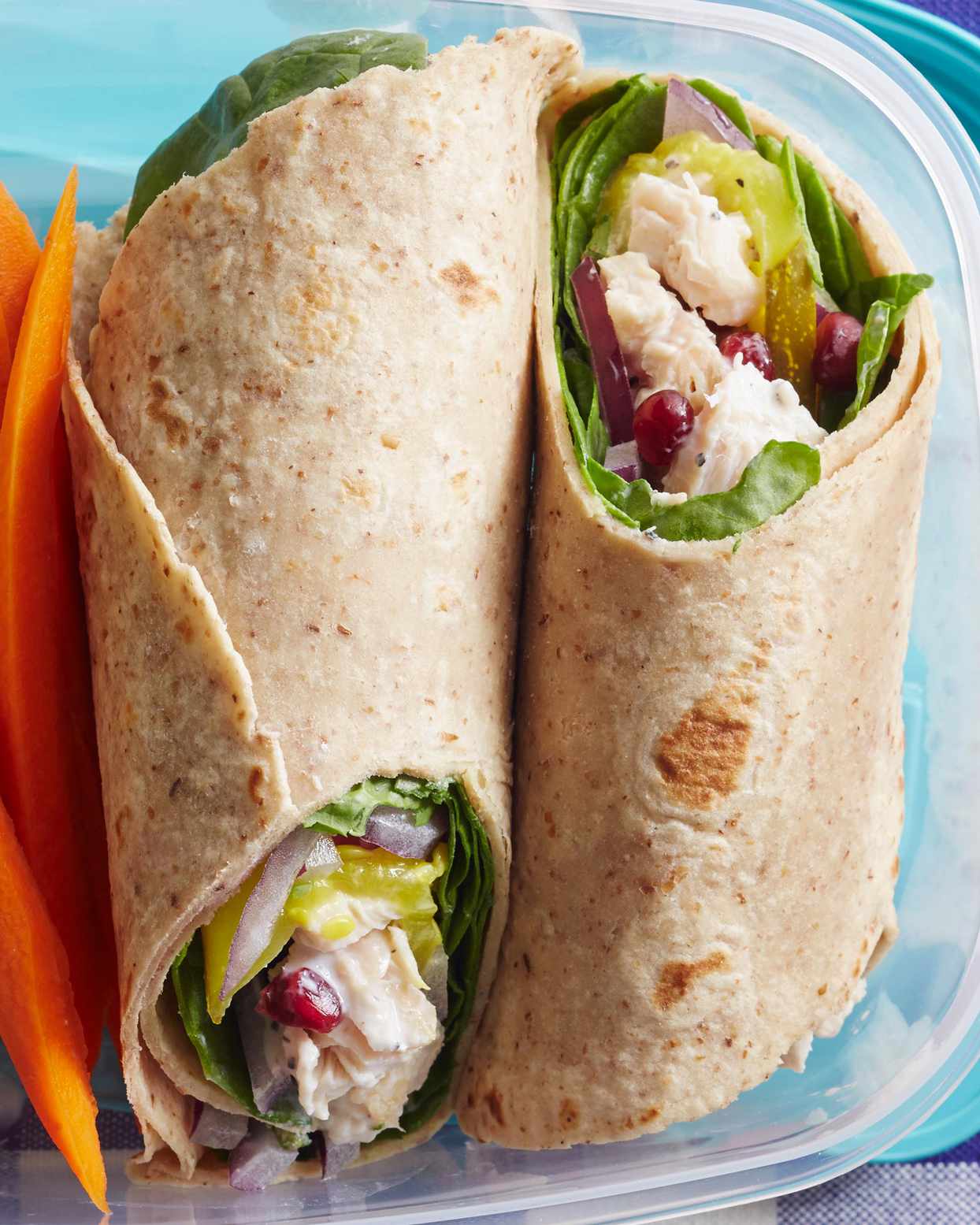 Sweet and Tangy Chicken Wrap