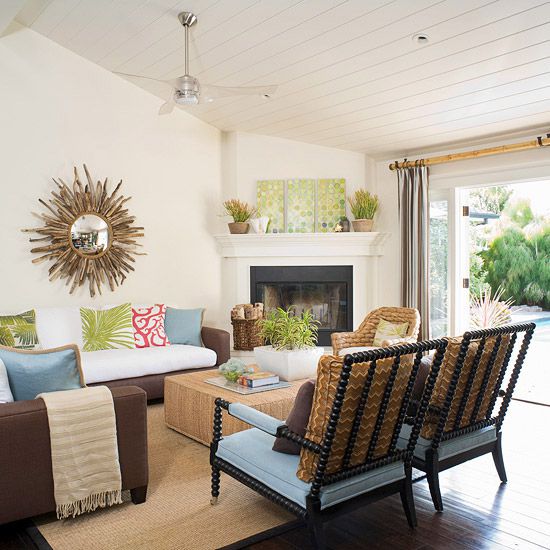 Corner Fireplace Tips Better Homes Gardens