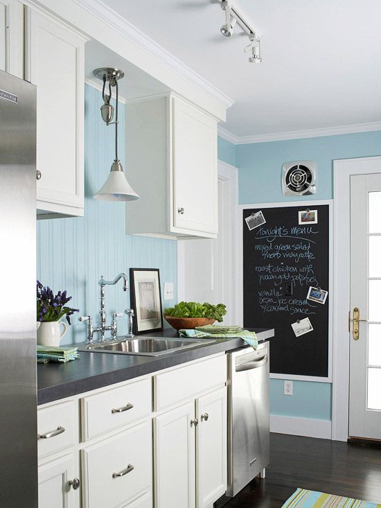blue kitchen design ideas | better homes & gardens
