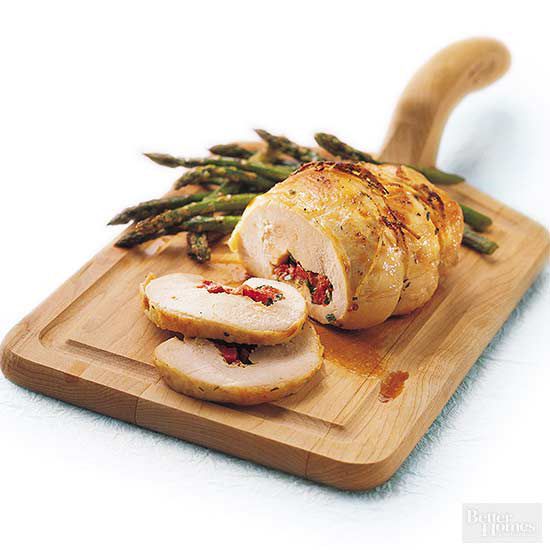 Turkey Breast with Roasted Asparagus
