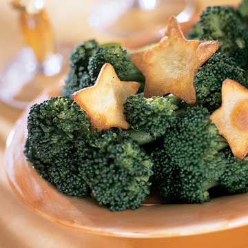 star croutons and broccoli