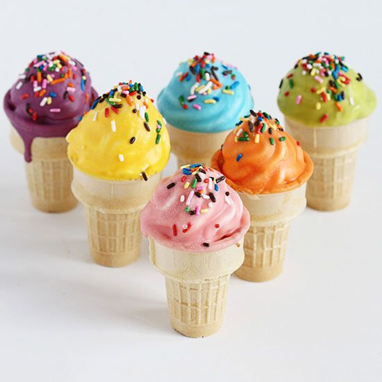 icecream cone cupcakes