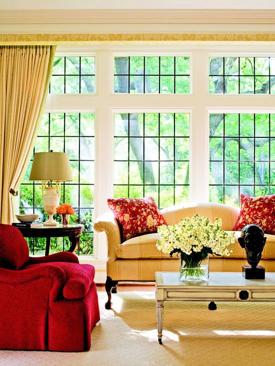 Warm Color Schemes Using Red Yellow And Orange Hues Better Homes Gardens
