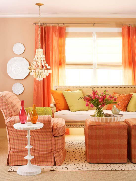 Charming Color Scheme: Salmon + Taupe