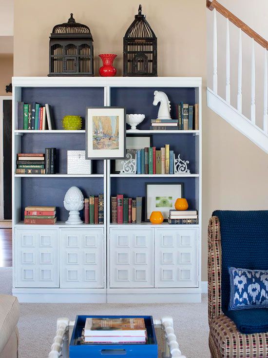 Beautiful Bookcase Makeovers Better Homes Gardens