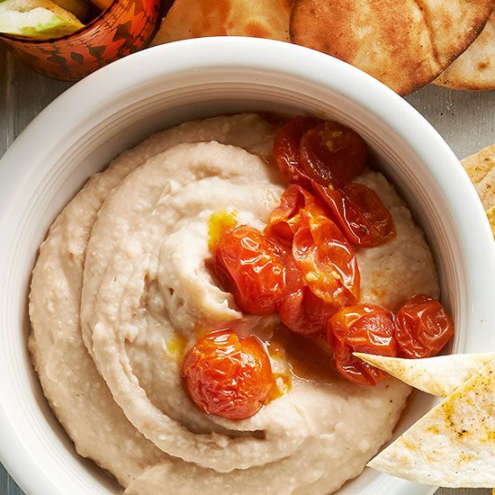 White Bean Hummus with Roasted Tomatoes