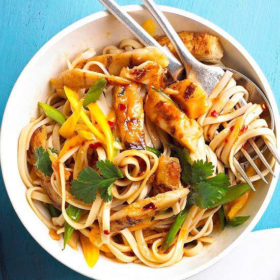 Sesame Chicken and Noodle Bowl