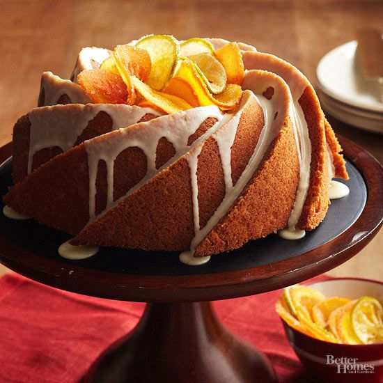 Triple-Citrus Pound Cake