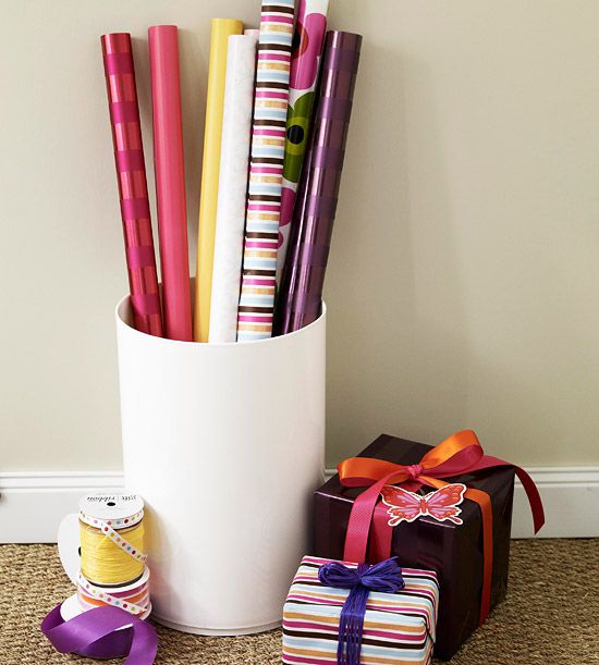 Wrapping-Paper Bucket