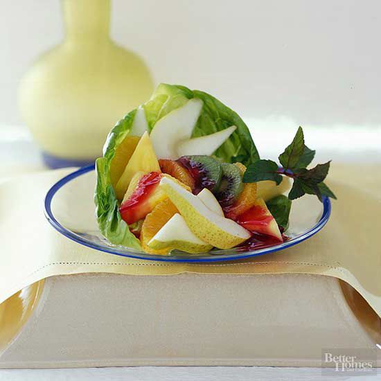 Fruit Salad with Cranberry Dressing