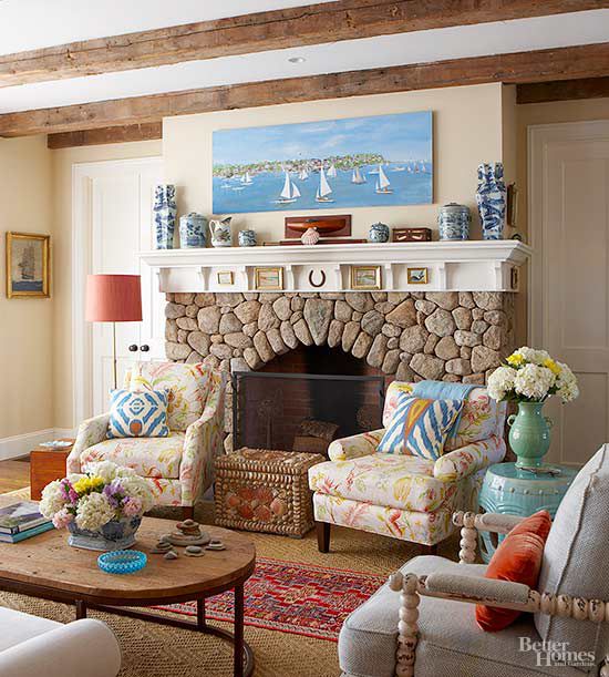 Fireplace Designs Ideas For Your Stone Fireplace Better Homes Gardens