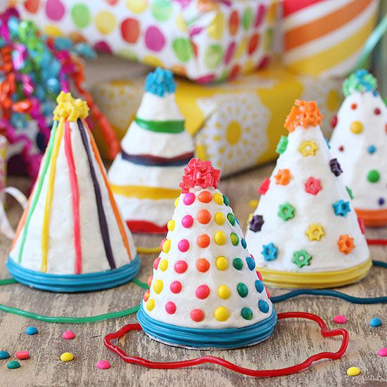Birthday Party Hat Cakes
