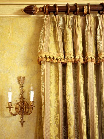 ColorMar05_Gold Curtains With Double Candle Sticks