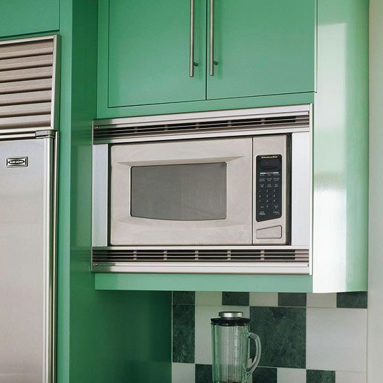 How To Integrate A Microwave Better Homes Gardens