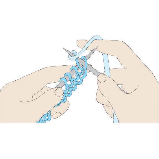 knitting illustration
