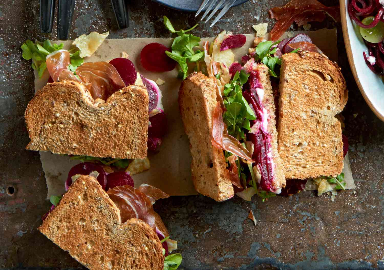 Pickled Beet Sandwiches 