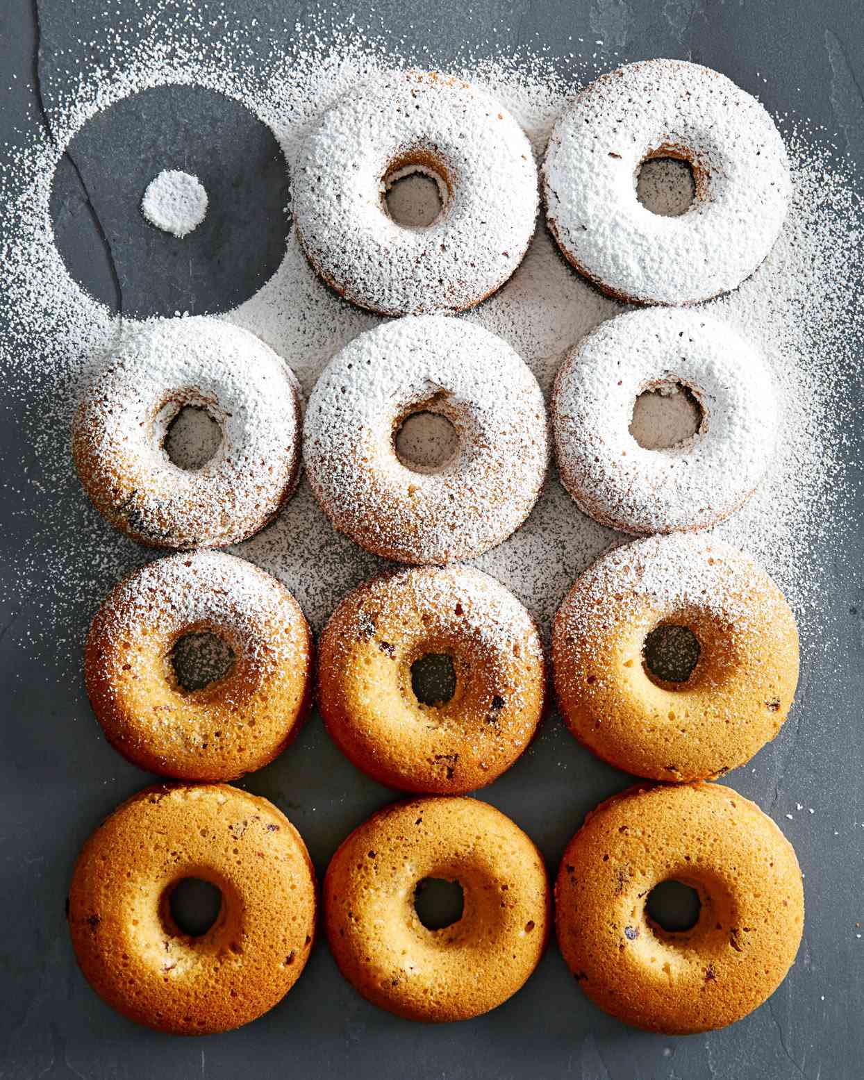 Cherry-Almond Doughnuts