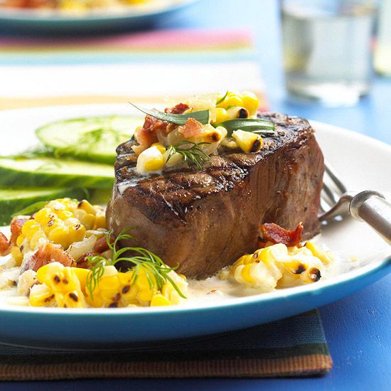 Tenderloin with Grilled Corn Relish