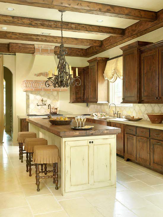 Tuscan-Influenced Kitchen