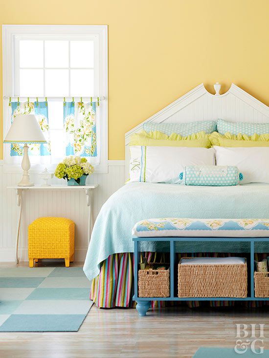 Decorating Ideas For Yellow Bedrooms Better Homes Gardens