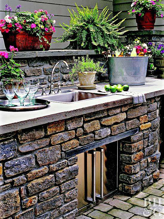 Outdoor Kitchen Ideas Better Homes Gardens