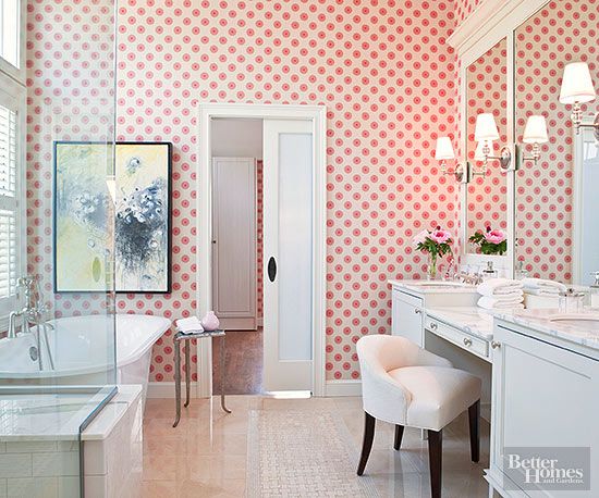 Bathroom Wallpaper Ideas Better Homes Gardens