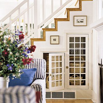 Take Advantage of Space Under the Stairs