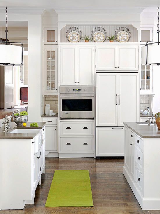 Ideas For Decorating Above Kitchen Cabinets Better Homes Gardens