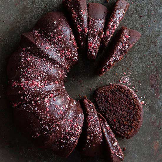 Chocolate-Peppermint Bundt Cake