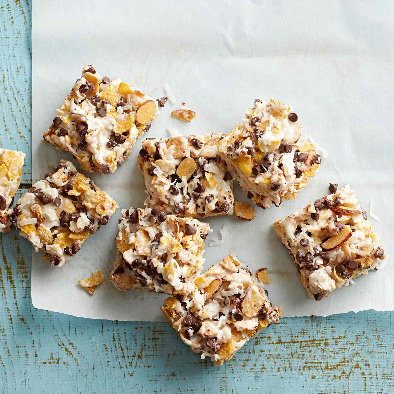 Chocolate, Coconut, and Almond Bars